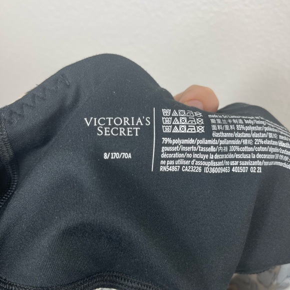 Victoria's Secret Incredible Essential Lace Up Legging Leopard Brown Medium 8 - Picture 10 of 11